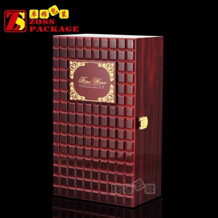 广州红酒盒厂 专注高品质木制酒盒 精美印刷 款式新颖
